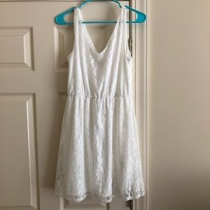 Charming Charlie White Lace Dress